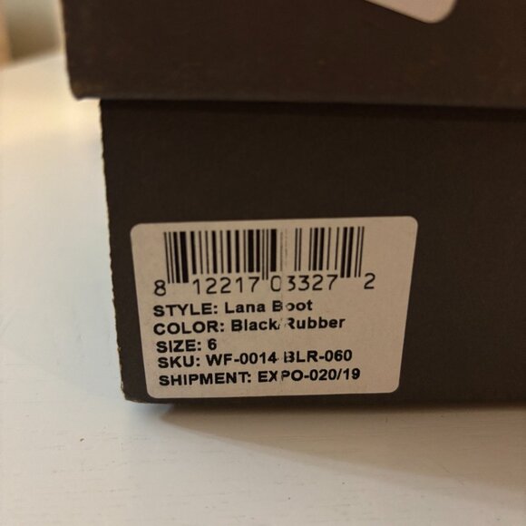 NIB | Nisolo Lana Leather Zip Up Ankle Boot Black Rubber Size 6 - Picture 5 of 10